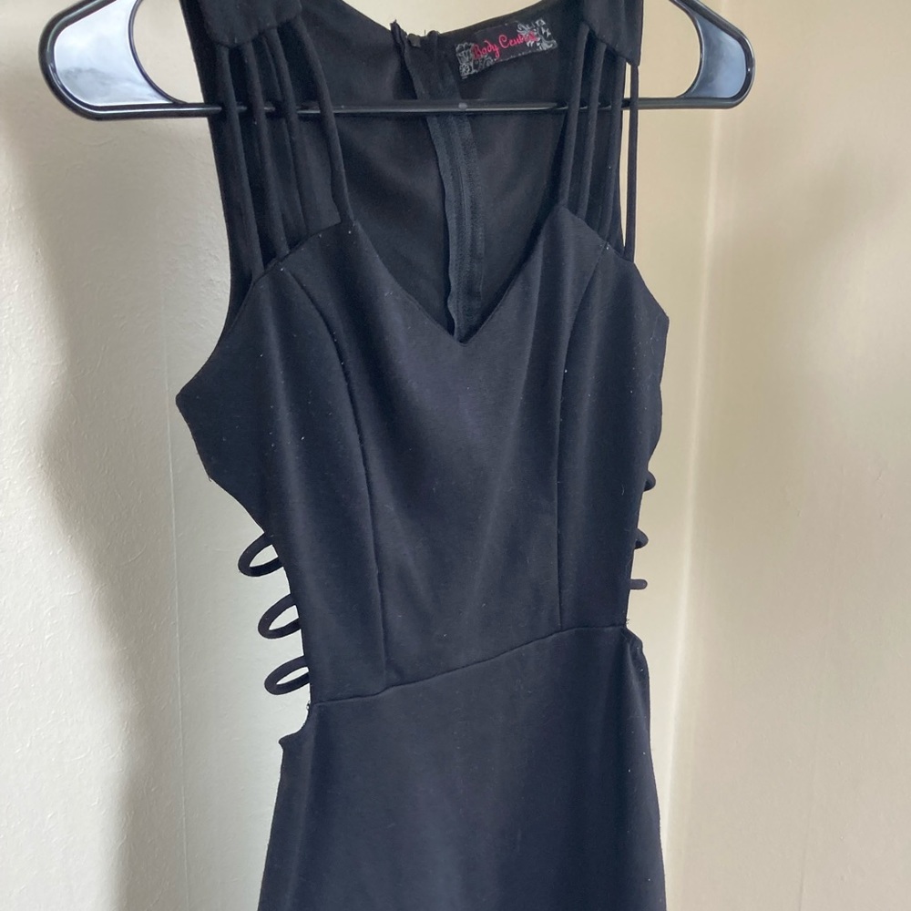 Sexy cut-out little black dress